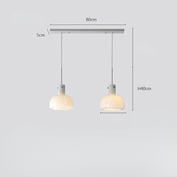 MedievalCharm | Elegante Pendelleuchte aus Glas