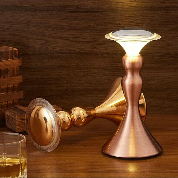 GlowGefährte | Wiederaufladbare Tischlampe mit Farboptionen für Stilvolles Ambiente
