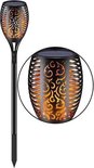 SolFlare | Wasserdichte Solarbetriebene LED-Gartenfackel