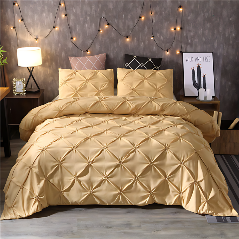 LuxuSet | Eleganter Bettbezug mit Kissenbezügen für eine bessere Nachtruhe