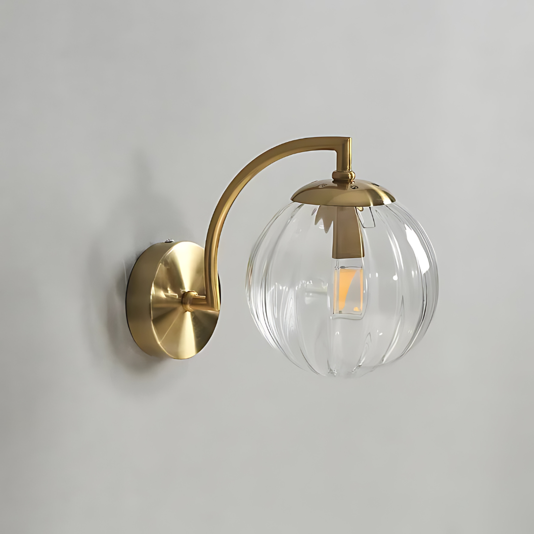 LuminaGlass | Glaskugel-Wandlampe