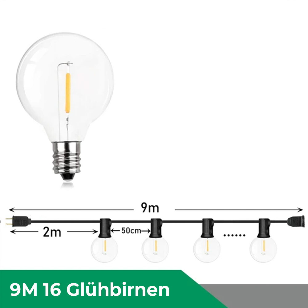 Eos | Wasserdichte LED-Lichterketten aus Kunststoff für den Innen- und Außenbereich