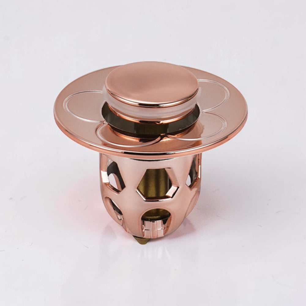 Abflussstöpsel Waschbecken Pop Up Ablaufstopfen Haarfänger Metall