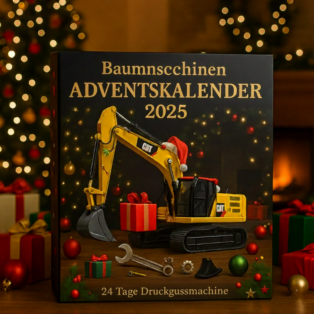 Adventskalender Baumaschinen 24 Modelle Spielzeug 2025 1