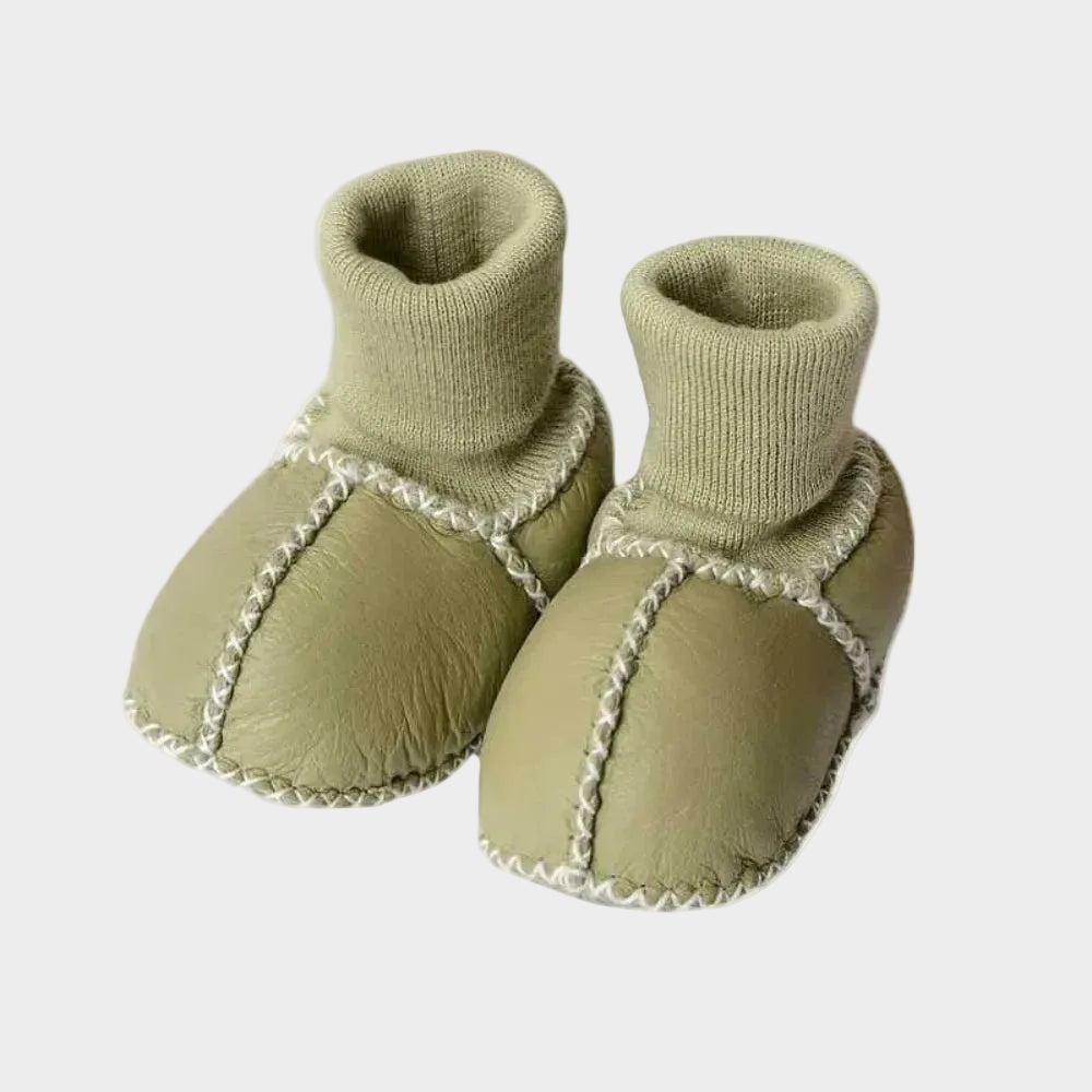 Baby-Hausschuhe warme kuschelige Krabbelschuhe 4