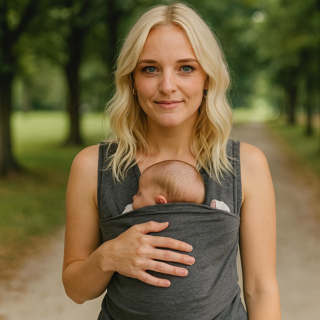 Babytrage Shirt Neugeborene Tragshirt Eltern Elastisch 3