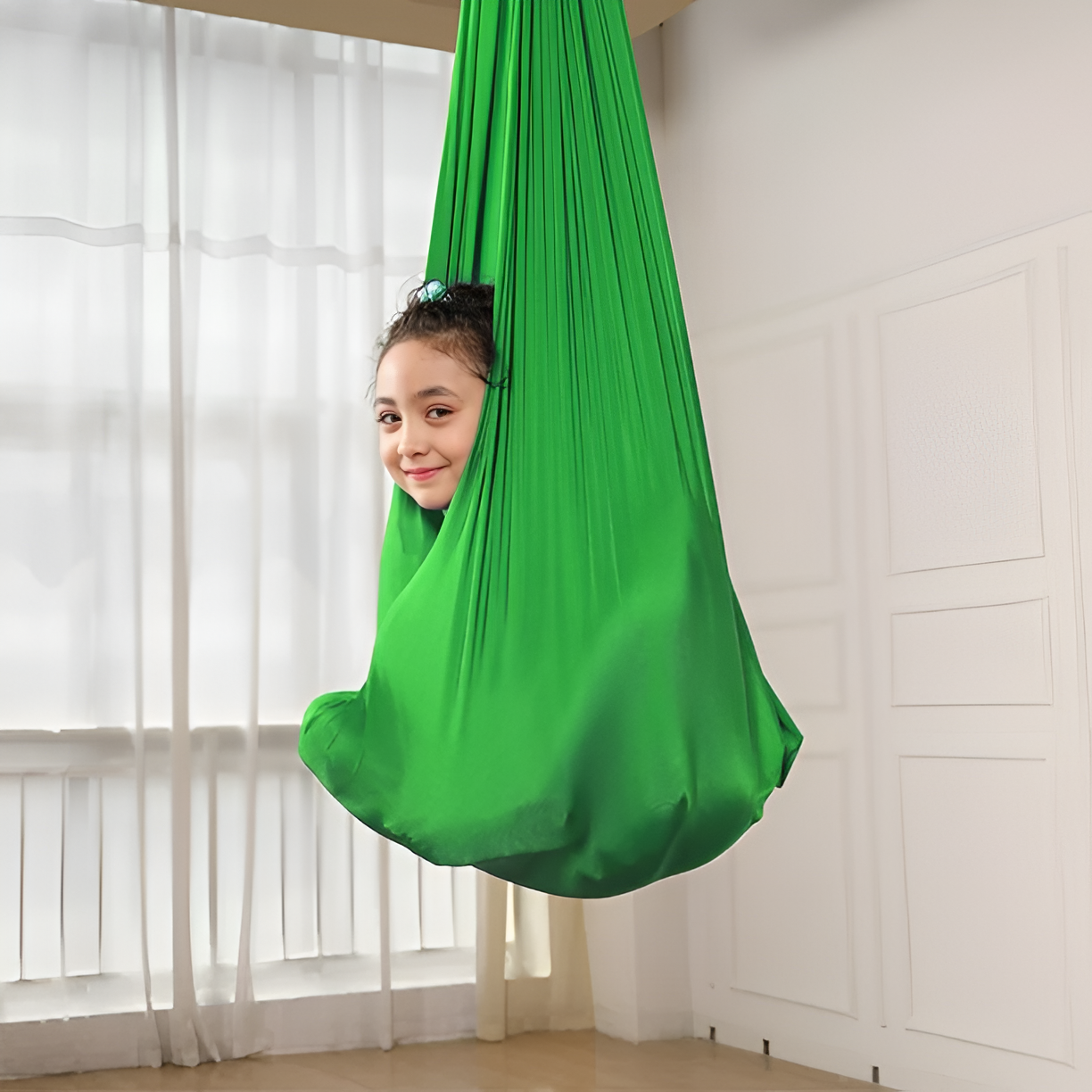 Beruhigende Hängematten-Schaukel Kinder 10