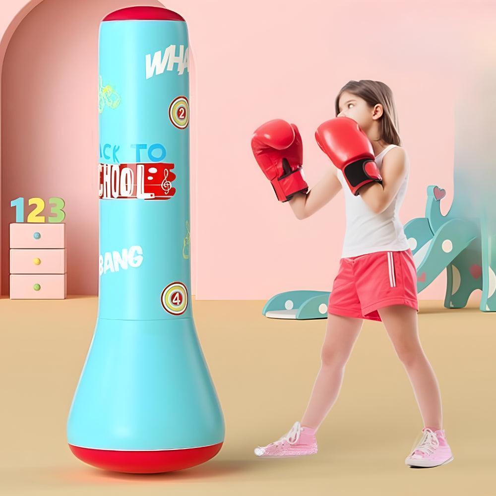 Boxsack Kinder Stehend Aufblasbar Training Spiel Bewegung