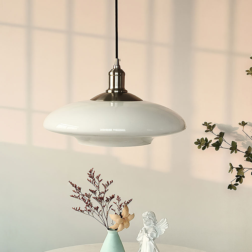LumiSphere | Moderne Pendelleuchte aus weißem Glas