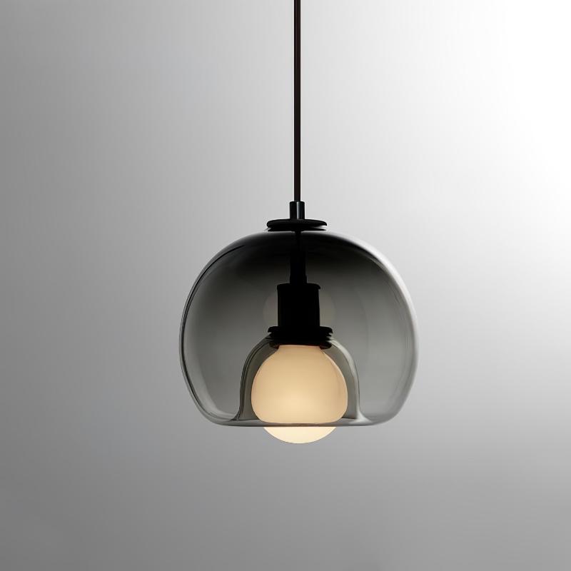 GlassyGlow | Elegante Pendelleuchte in minimalistischem Design