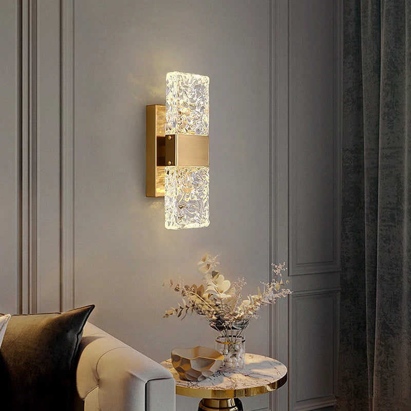 CristalElegance | Exklusive LED-Wandleuchte aus Kristall