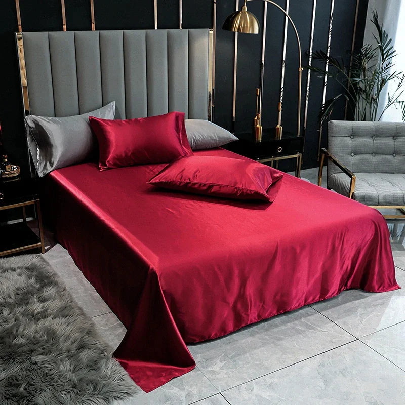 SilkyTouch | Modernes Satin-Bettlaken