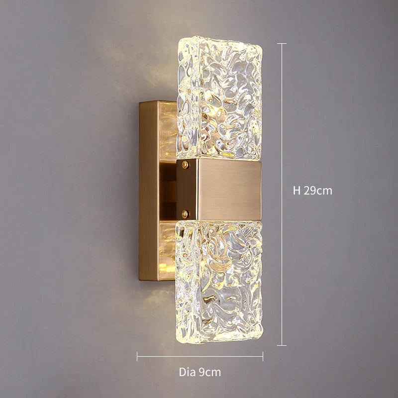CristalElegance | Exklusive LED-Wandleuchte aus Kristall