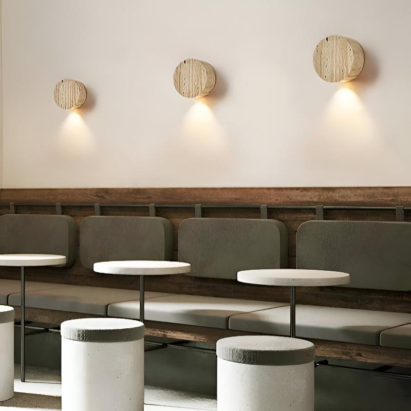 GloboseBeige | Minimalistische Marmor Wandleuchte mit warmem Licht