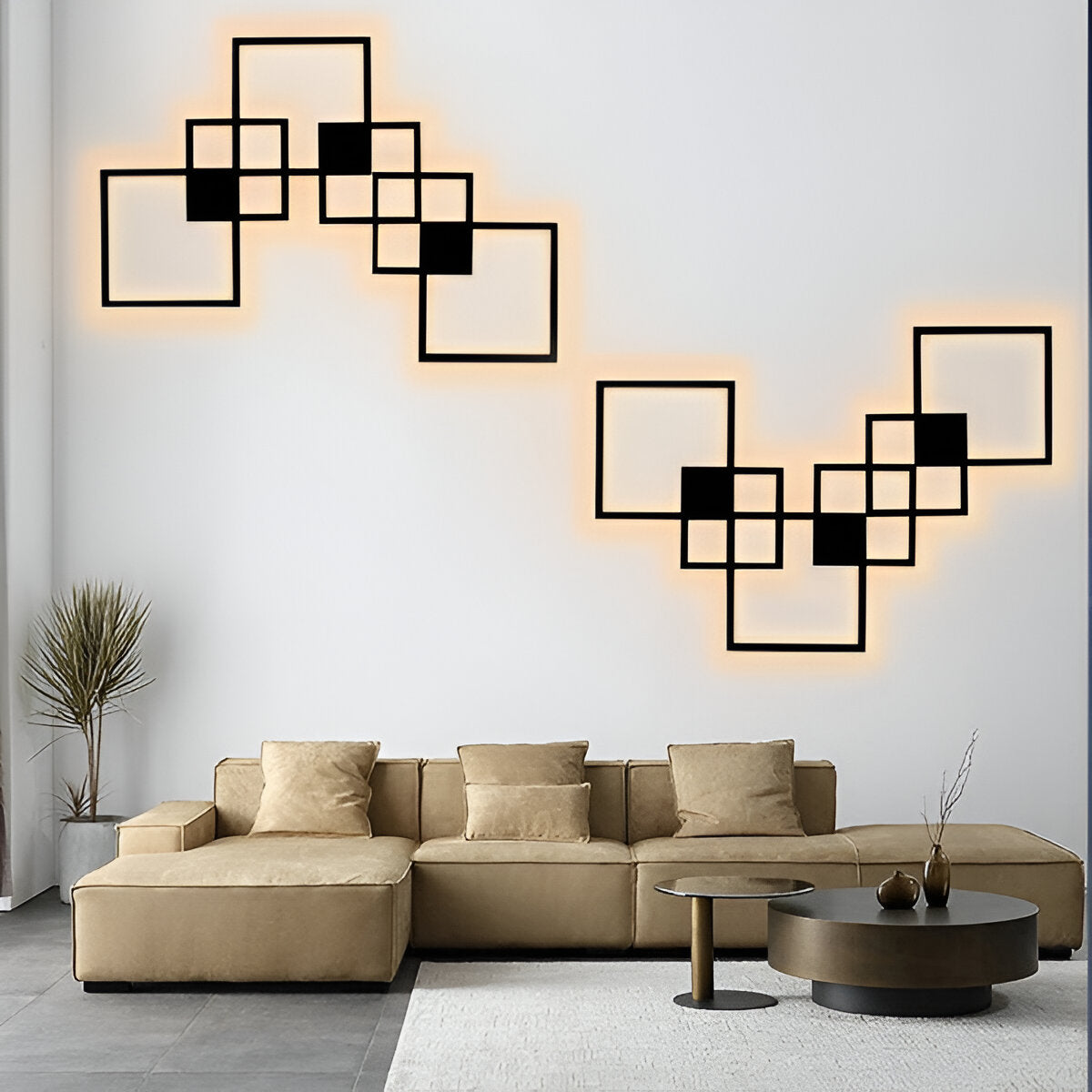 MonoLite | Quadratische LED-Wandleuchte