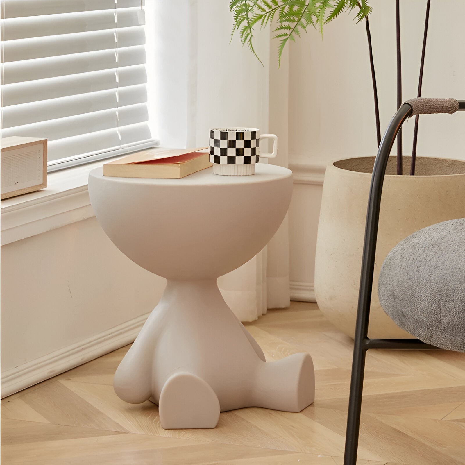 CreamRound | Eleganter runder Beistelltisch