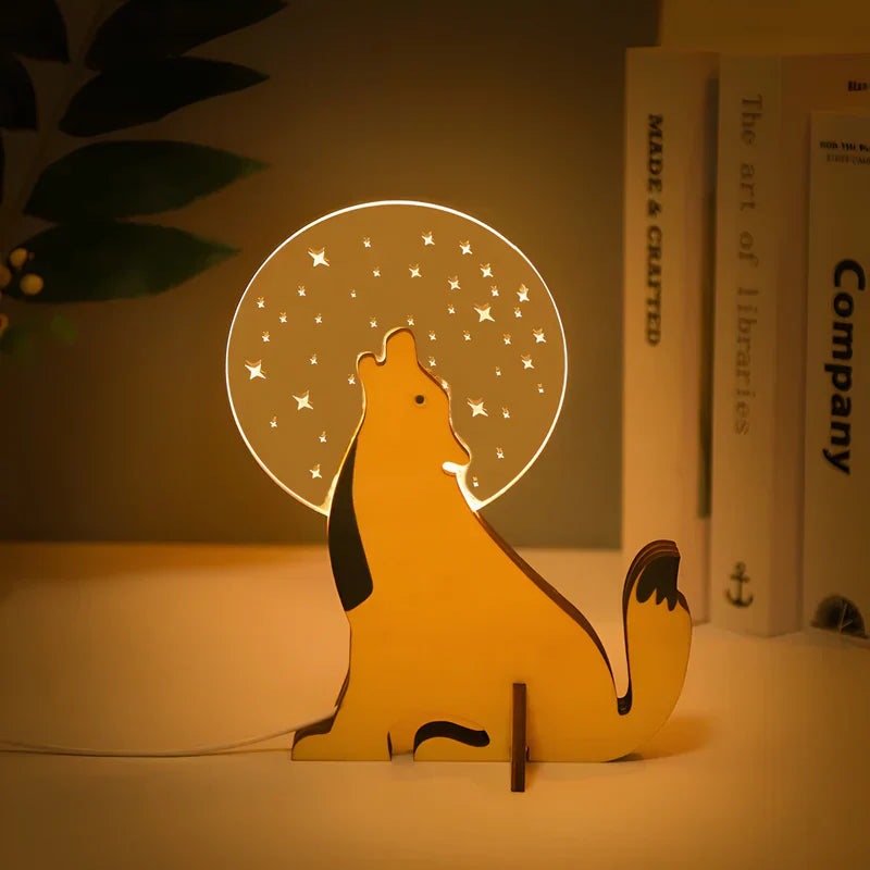 WildGlow | Exotische Tischlampe für ein stilvolles Ambiente