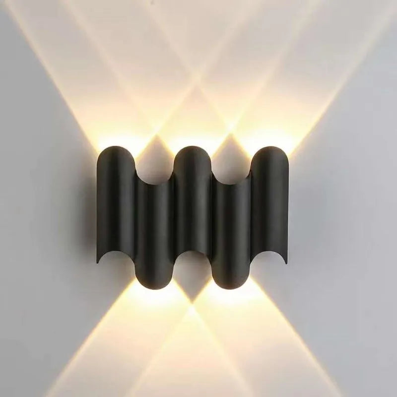 HarmonyGlow | Moderne Wandleuchte mit natürlichem Glanz