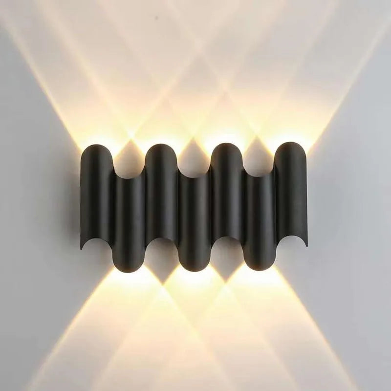HarmonyGlow | Moderne Wandleuchte mit natürlichem Glanz