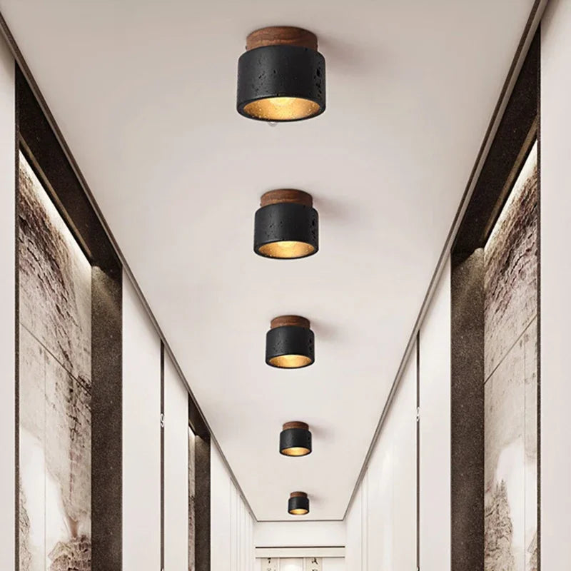 GlowStone | Elegante Deckenleuchte aus Marmor für stilvolle Wohnräume