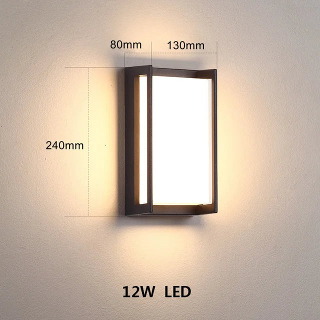 WandieGlow | Modernes Design LED Außenwandleuchte