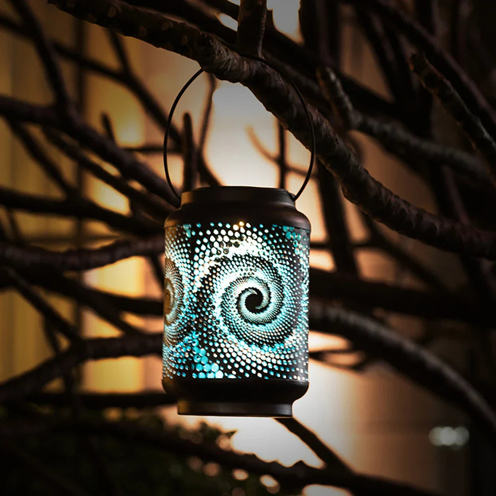 SnailMagic | 3D-Solar-Außenleuchte mit Schneckenmuster