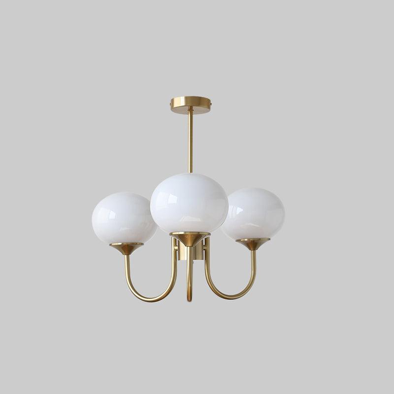 MallowLamp - Vintage Glaskugel Kronleuchter