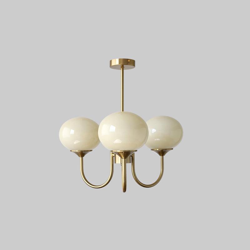 MallowLamp - Vintage Glaskugel Kronleuchter