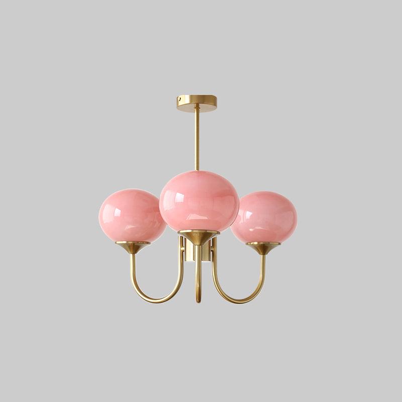 MallowLamp - Vintage Glaskugel Kronleuchter