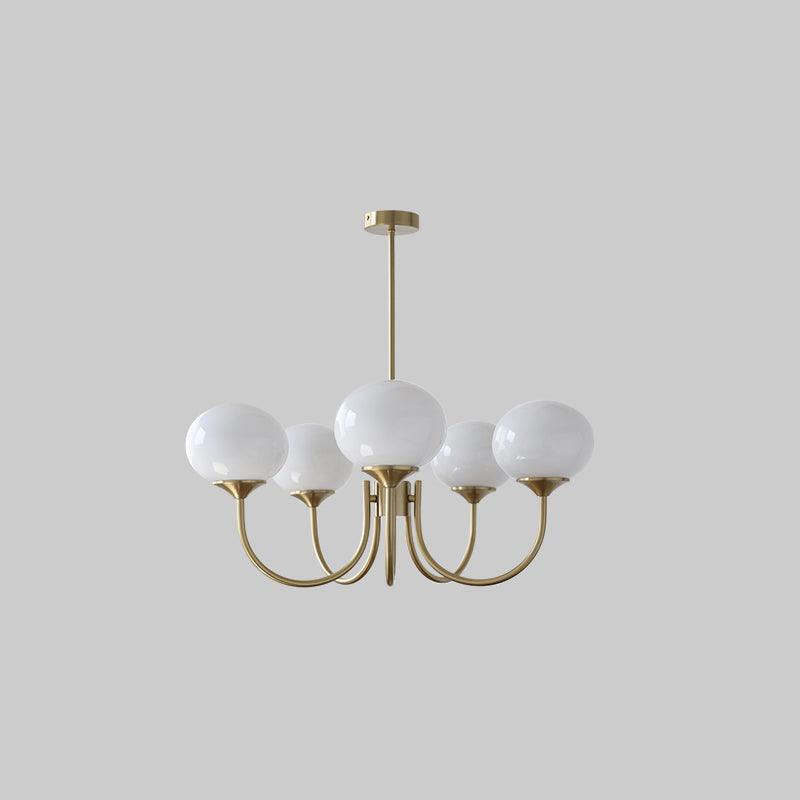 MallowLamp - Vintage Glaskugel Kronleuchter
