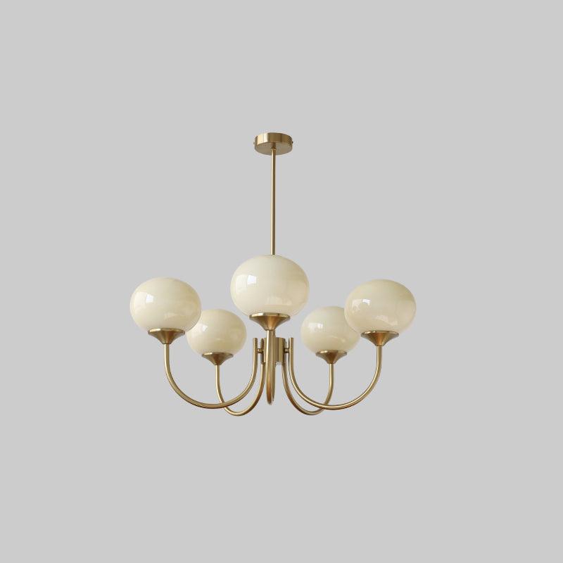MallowLamp - Vintage Glaskugel Kronleuchter