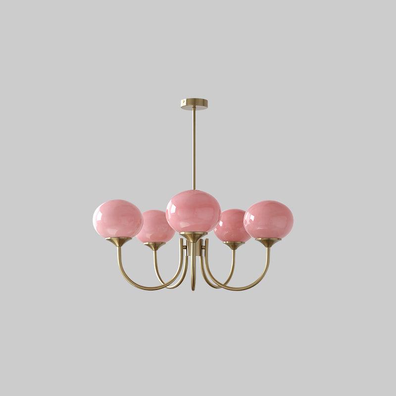MallowLamp - Vintage Glaskugel Kronleuchter