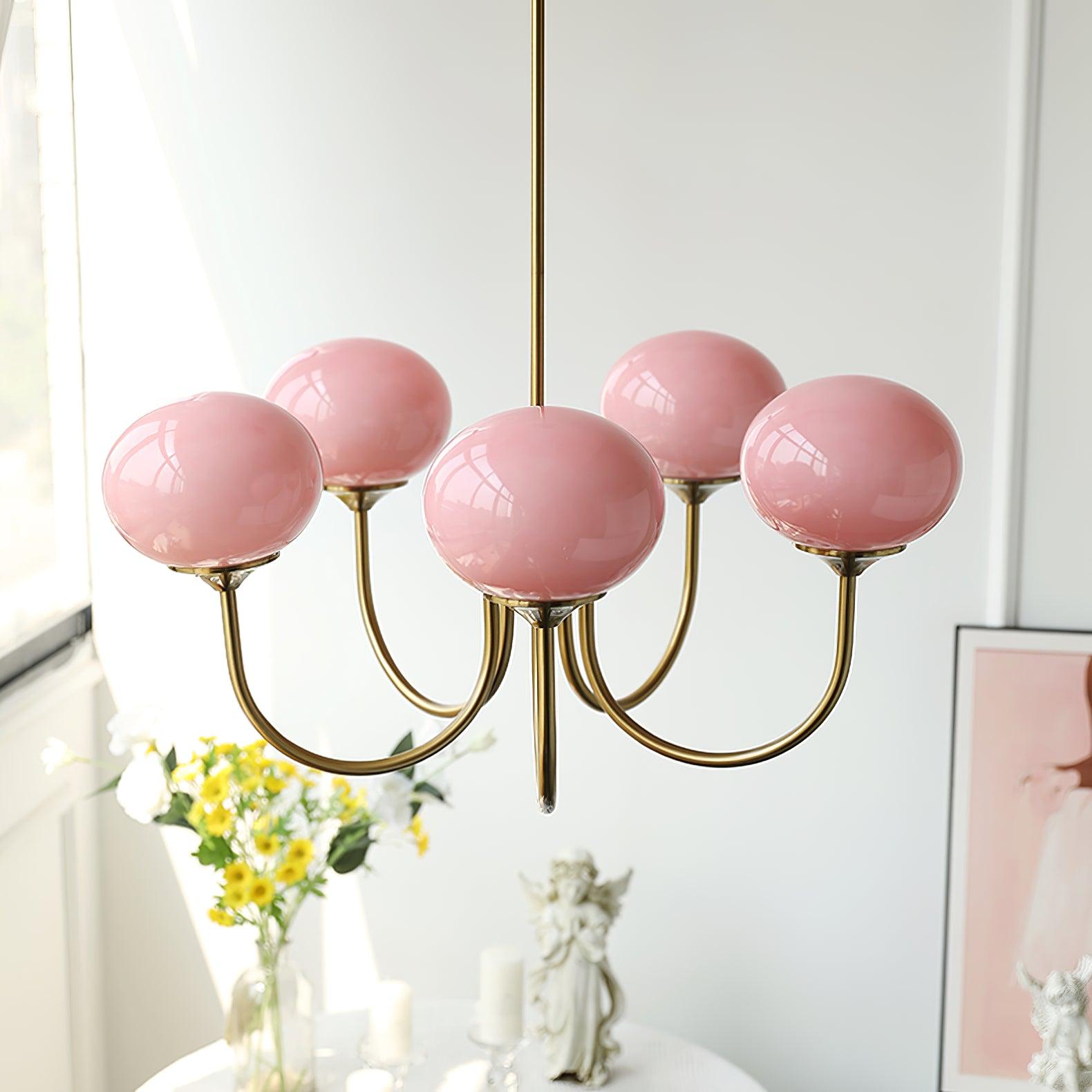 MallowLamp - Vintage Glaskugel Kronleuchter
