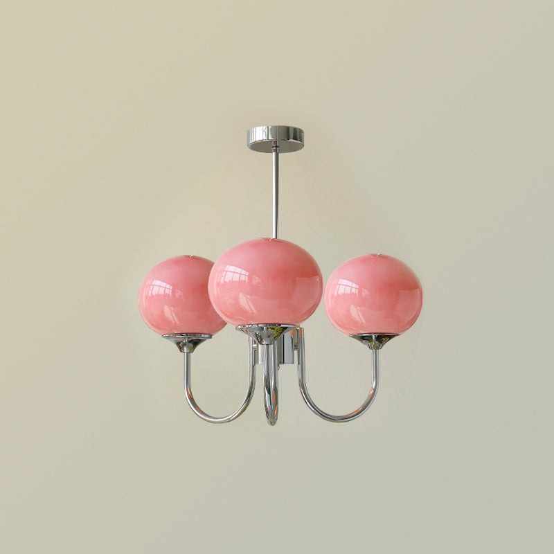 MallowLamp - Vintage Glaskugel Kronleuchter