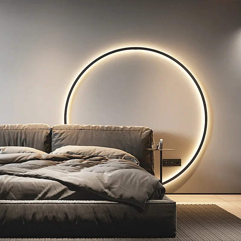 CelestialRing - Minimalistische LED Wandleuchte