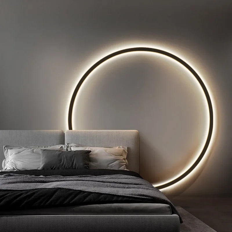 CelestialRing - Minimalistische LED Wandleuchte