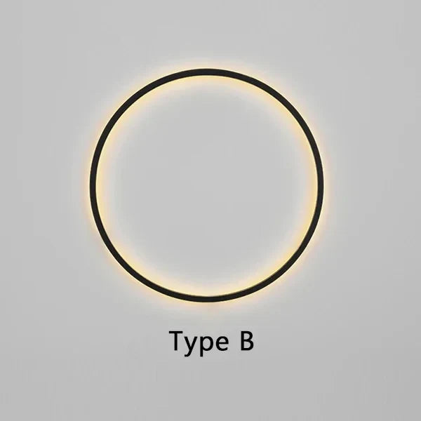 CelestialRing - Minimalistische LED Wandleuchte