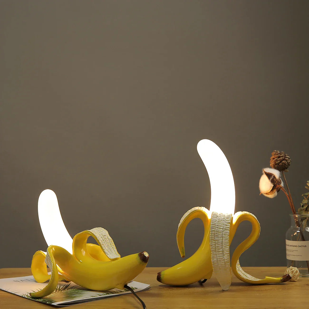 BananaBright | Stilvolle Tischlampe in Bananenform