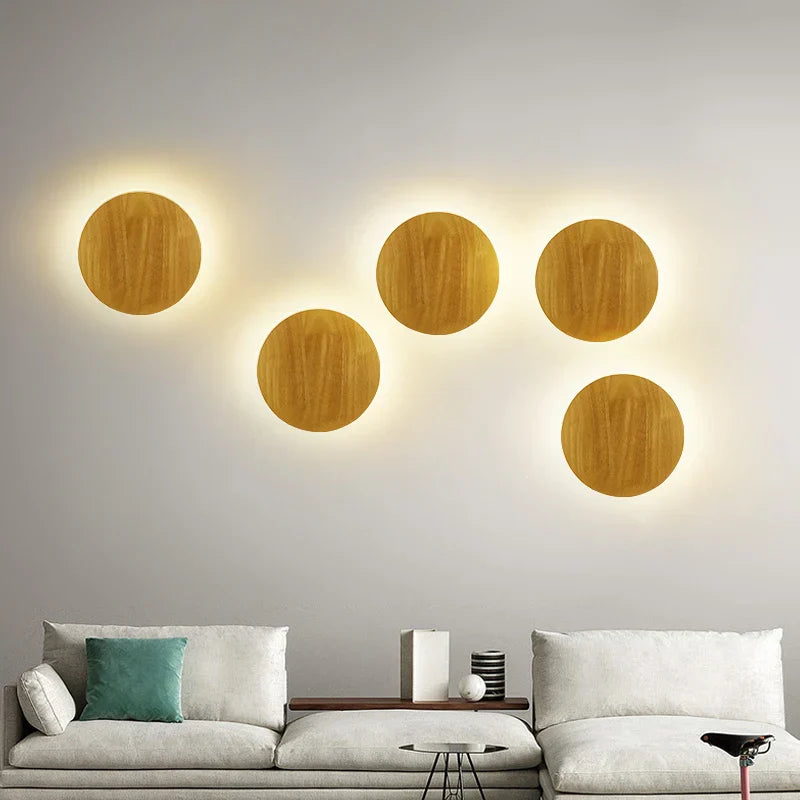 RadiantWood | Elegante Wandleuchte aus Holz