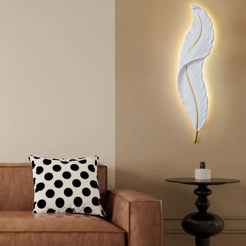 GlowRay | Moderne Feder LED-Wandleuchte