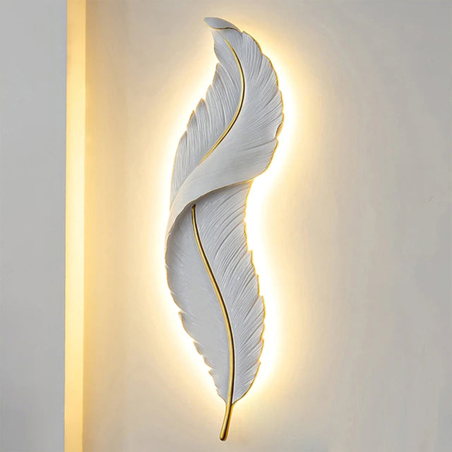 GlowRay | Moderne Feder LED-Wandleuchte