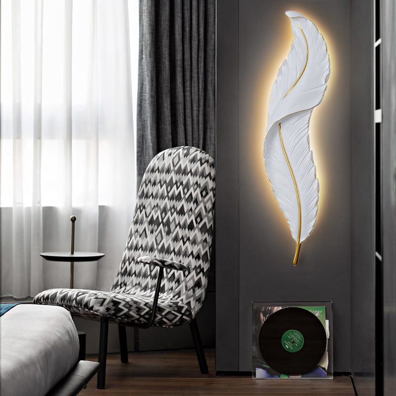 GlowRay | Moderne Feder LED-Wandleuchte