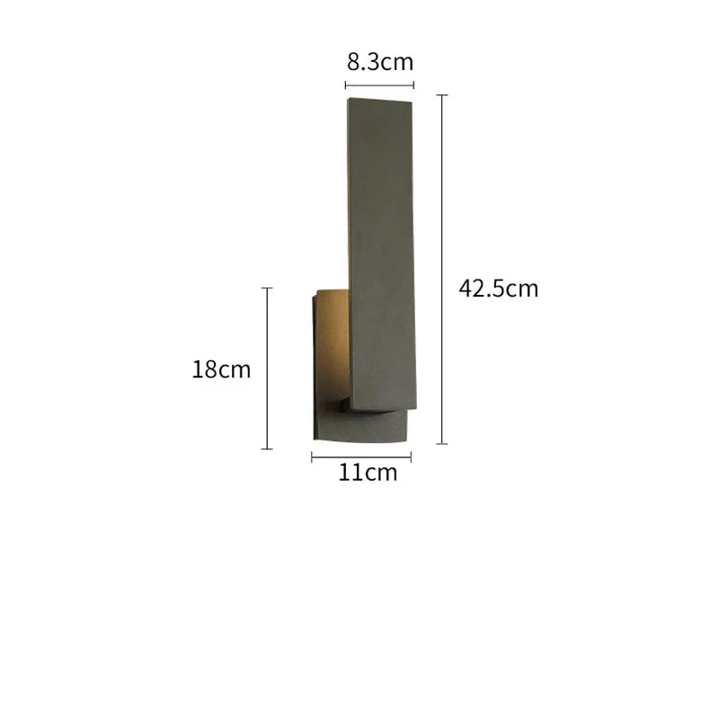 PureLight | Moderne minimalistische Außenwandleuchte