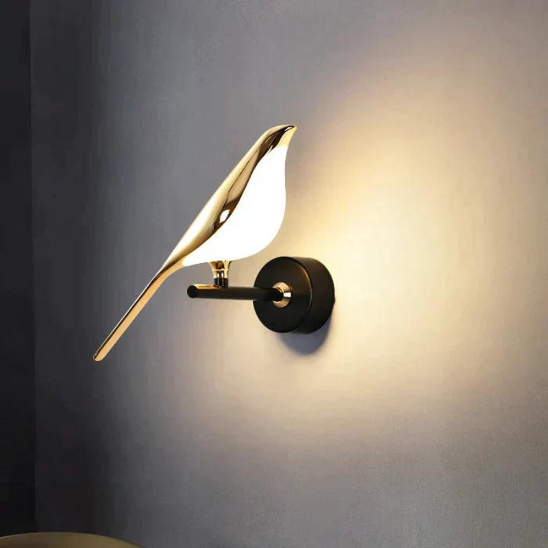 Moderne Skandinavische LED Vogel-Wandlampe