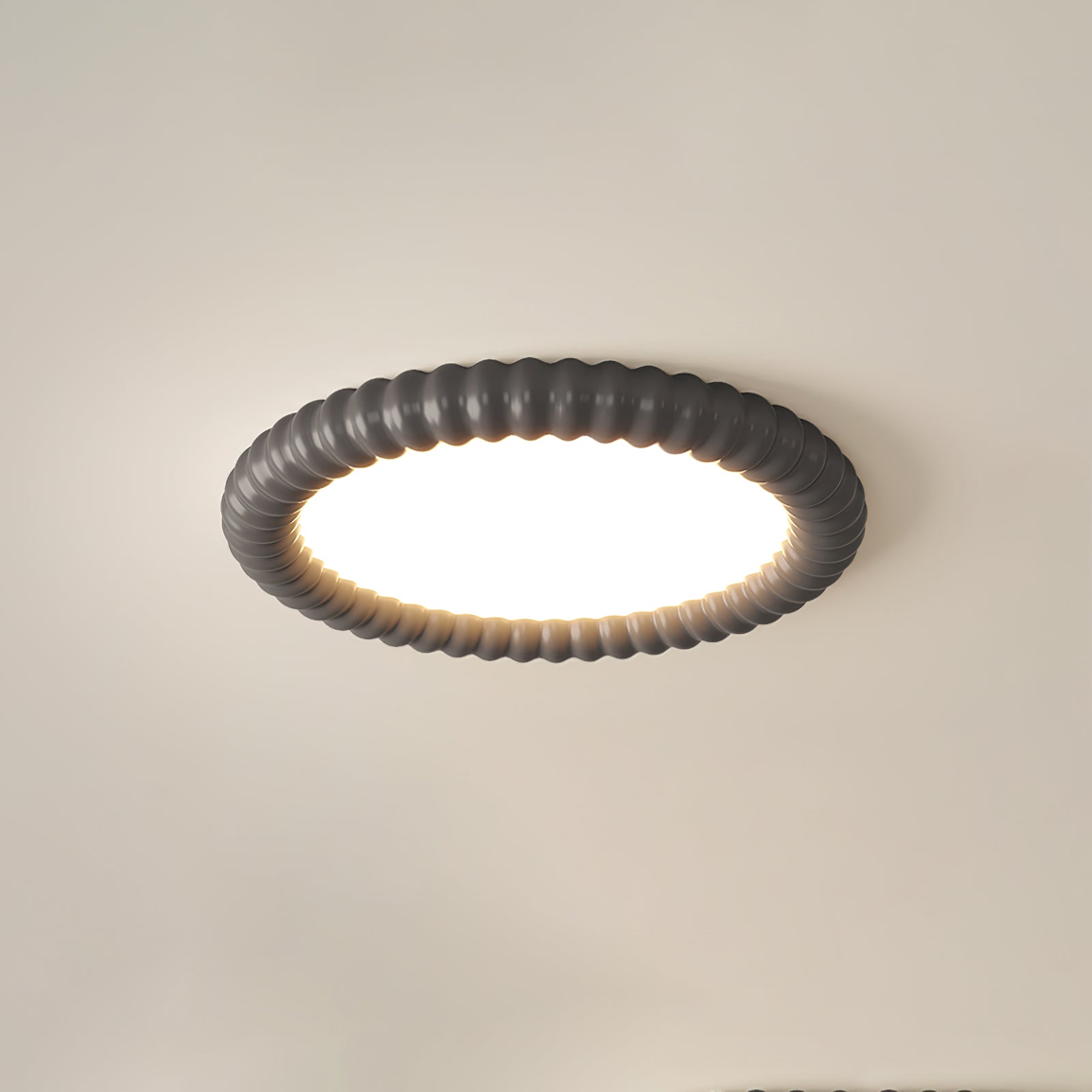RippleAura | Moderne Deckenleuchte im Wellendesign