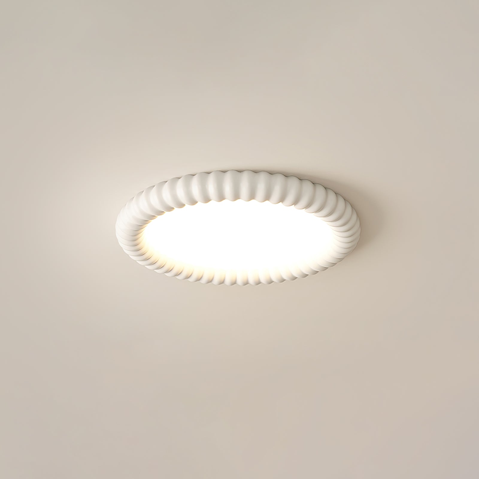 RippleAura | Moderne Deckenleuchte im Wellendesign