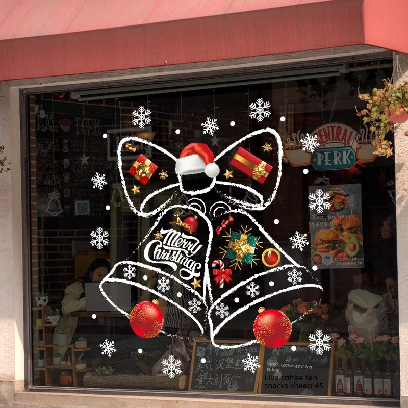 StickerBell | Weihnachtsglocken-Aufkleber für Fenster