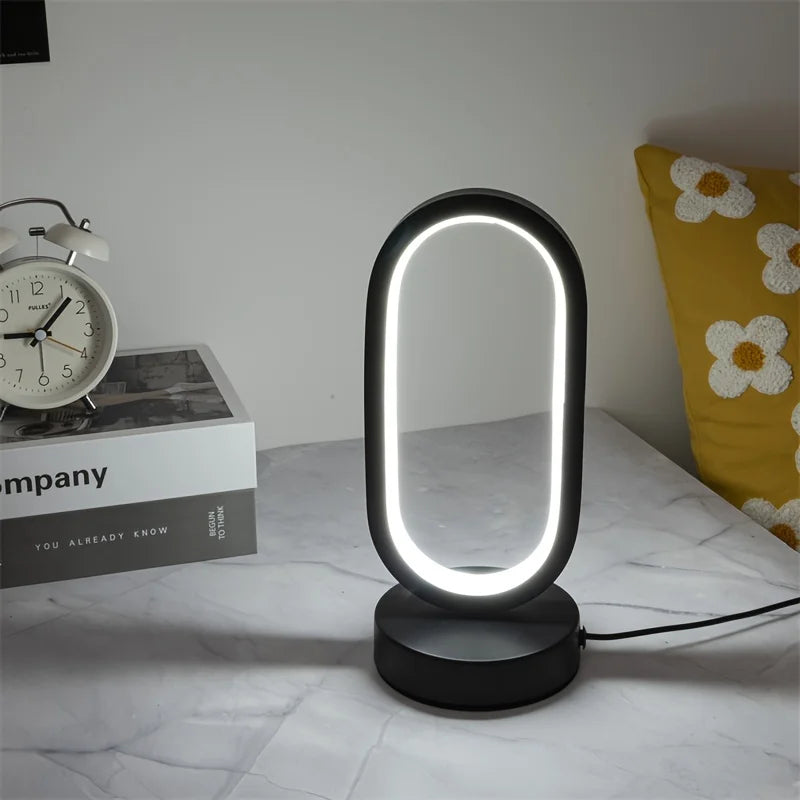 OvalyGlow | Moderne U-förmige LED-Tischleuchte