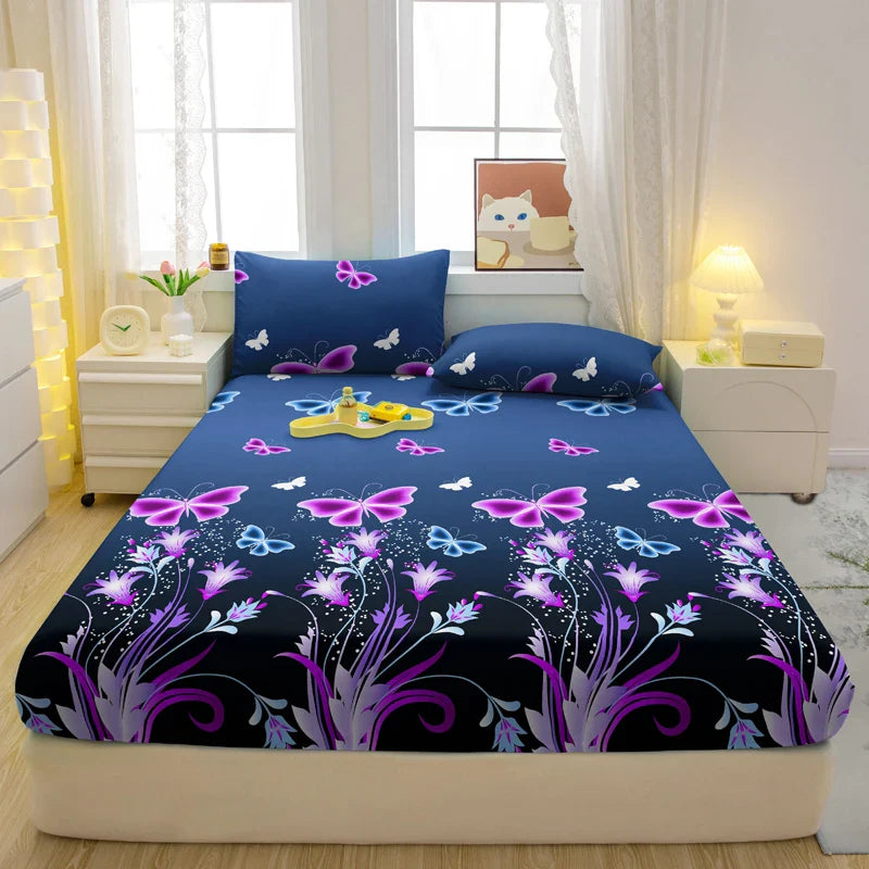 DreamSoft | Luxus-Bettlaken mit Schmetterlingsmuster