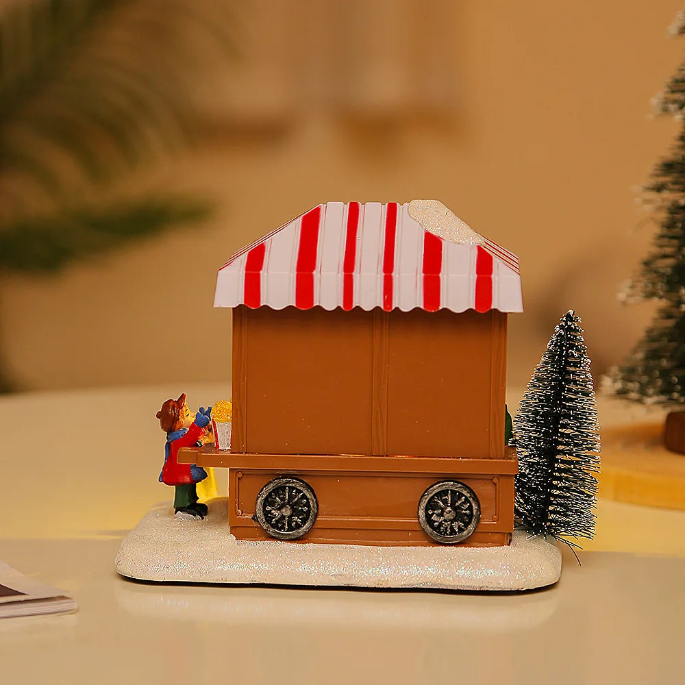 WinterMagic | Bezauberndes Weihnachtsdorf mit LED-Beleuchtung und Musik
